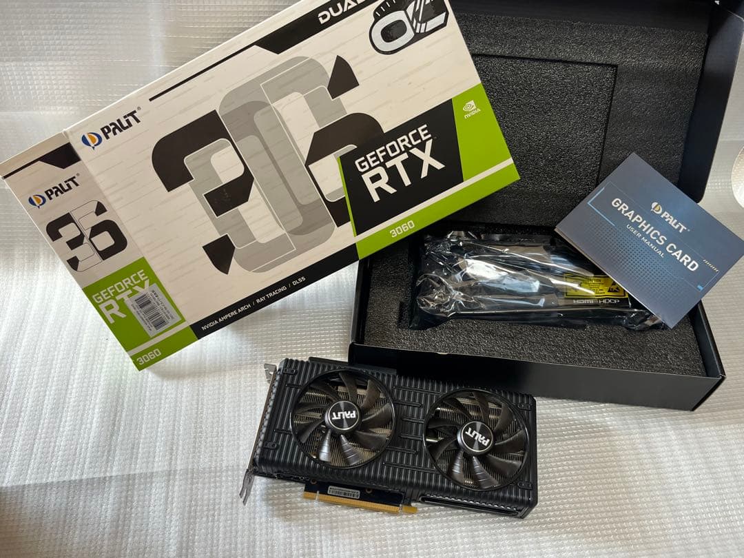 グラフィックボード・グラボ・ビデオカード PALIT GeForce RTX 3060 DUAL OC 12GB