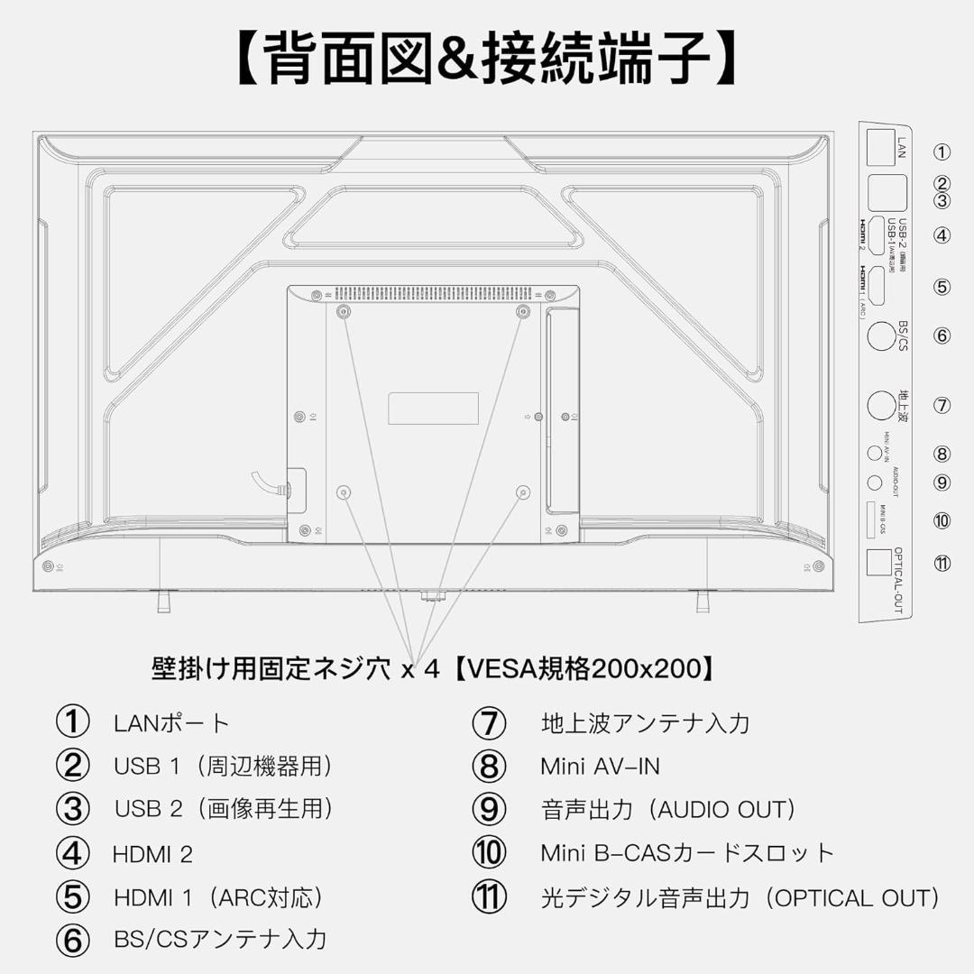 【期間限定セール開催中！】FPD 43インチ テレビ Wチューナー搭載