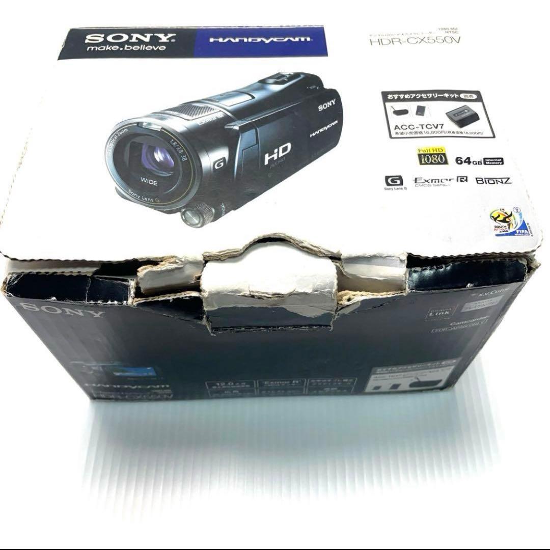 美品 SONY handycam HDR-CX550V ACC-TCV7
