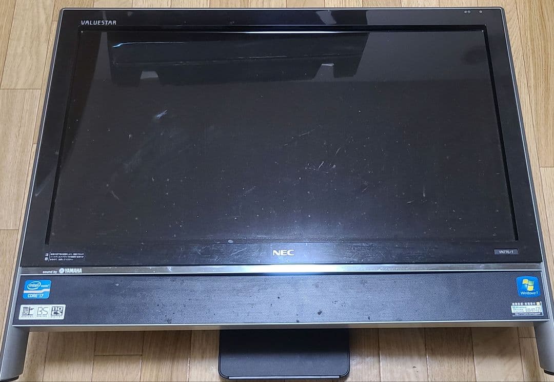 NEC一体型パソコン VALUESTARPC-VN770FS6B