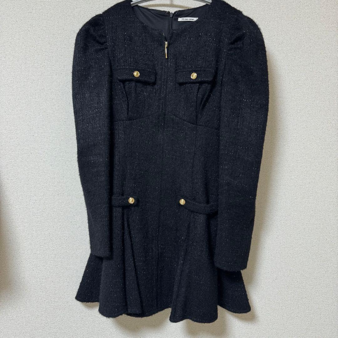 ワンピース mmeeme Zip puff mini onepiece