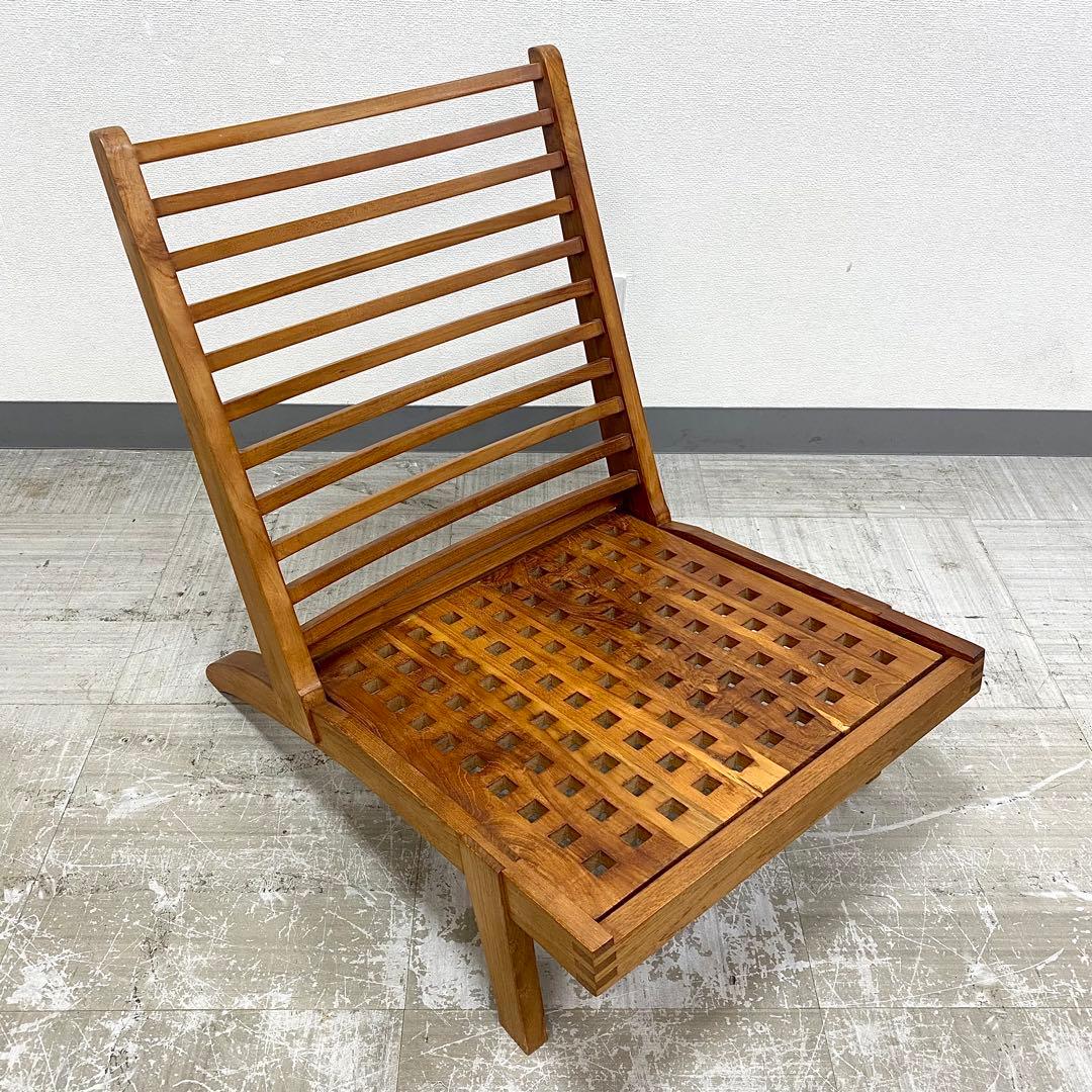 BC工房 安楽座布団仕様 ラウンジチェア 椅子 1人掛けソファ チーク無垢材