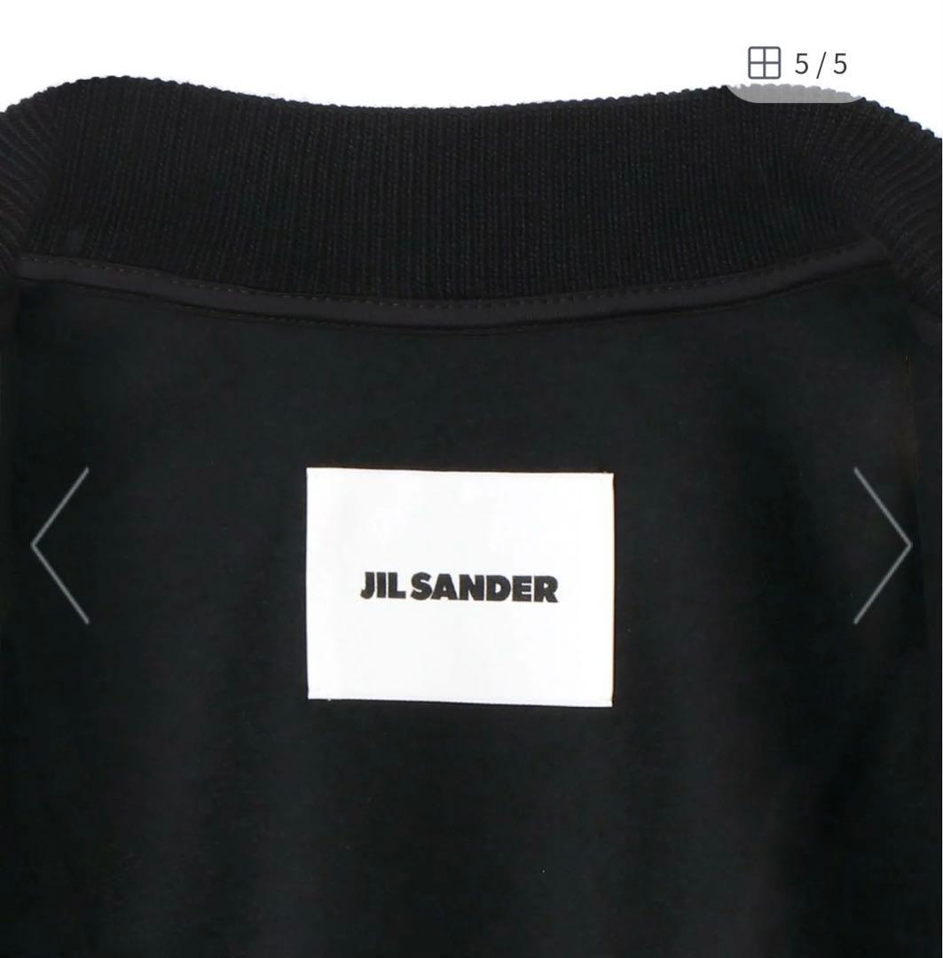 ジャケット・アウター JIL SANDER WOOL MELTON SWEATSHIRT W/ZIP