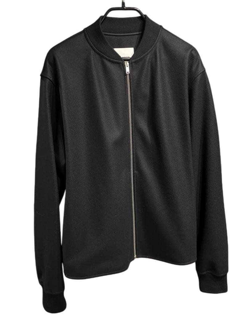 ジャケット・アウター JIL SANDER WOOL MELTON SWEATSHIRT W/ZIP