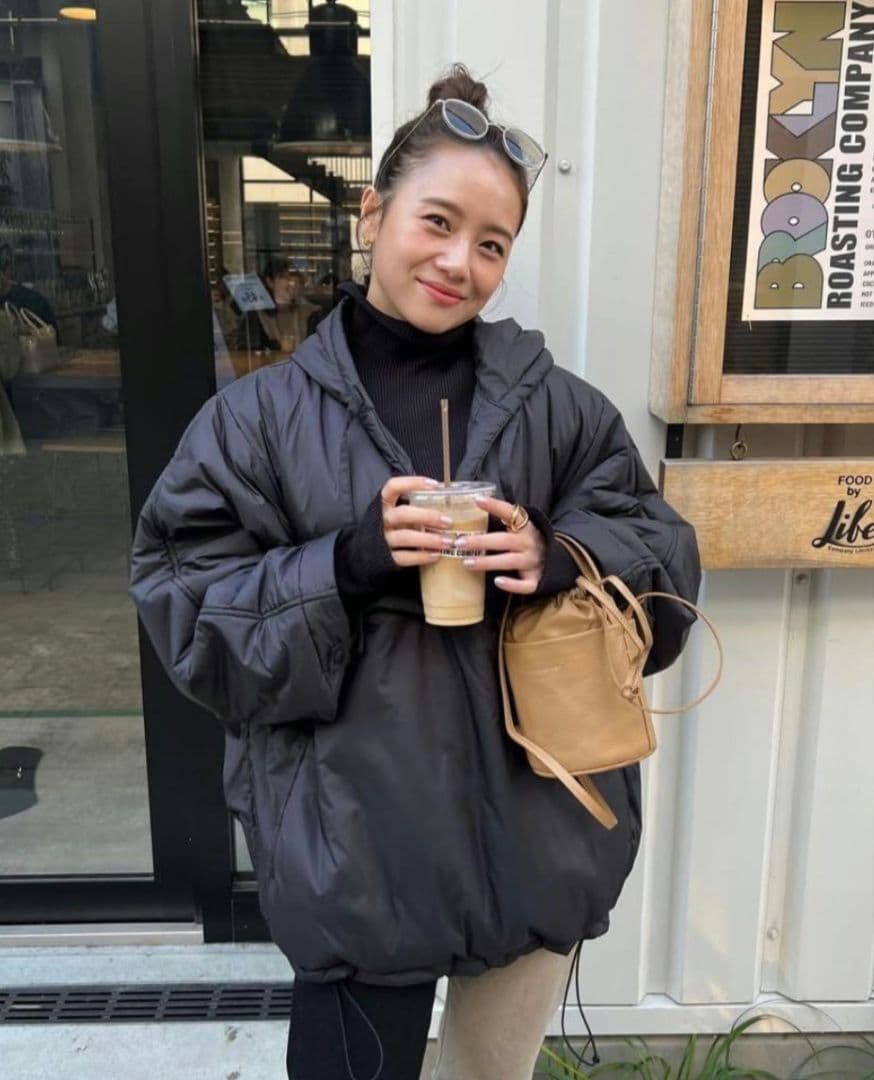 ザハイライツ THEHIGHLIGHTS ダウンジャケット 黒　2　マチャット