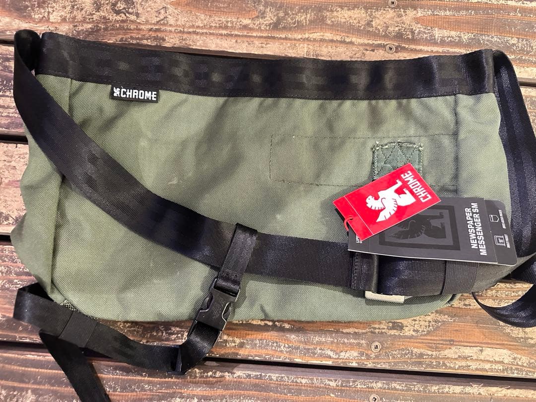 WAIPER.inc × CHROME ニュースペーパー メッセンジャーバッグ