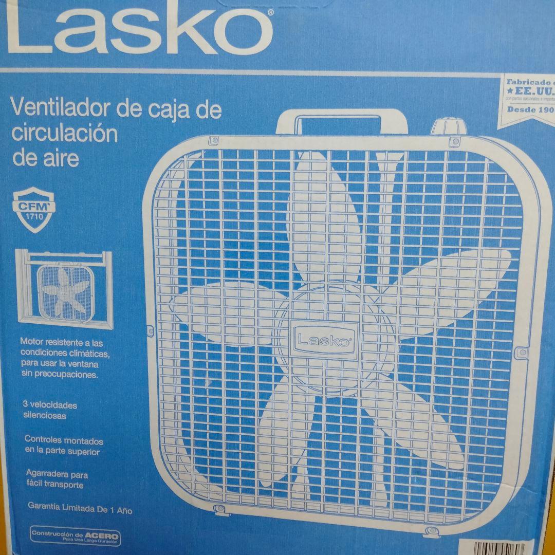 Lasko 20インチ クラシックボックスファン ホワイト 扇風機 サーキュレー