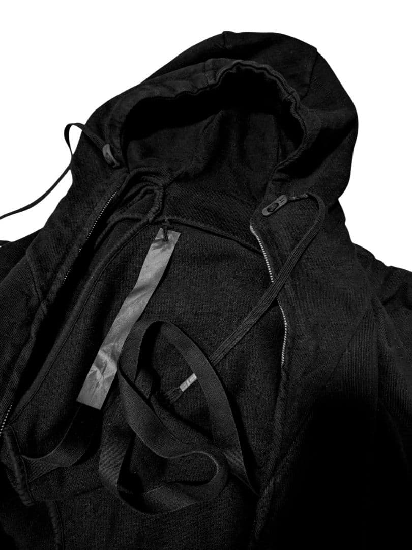 ジャケット・アウター boris bidjan saberi zipper3 black