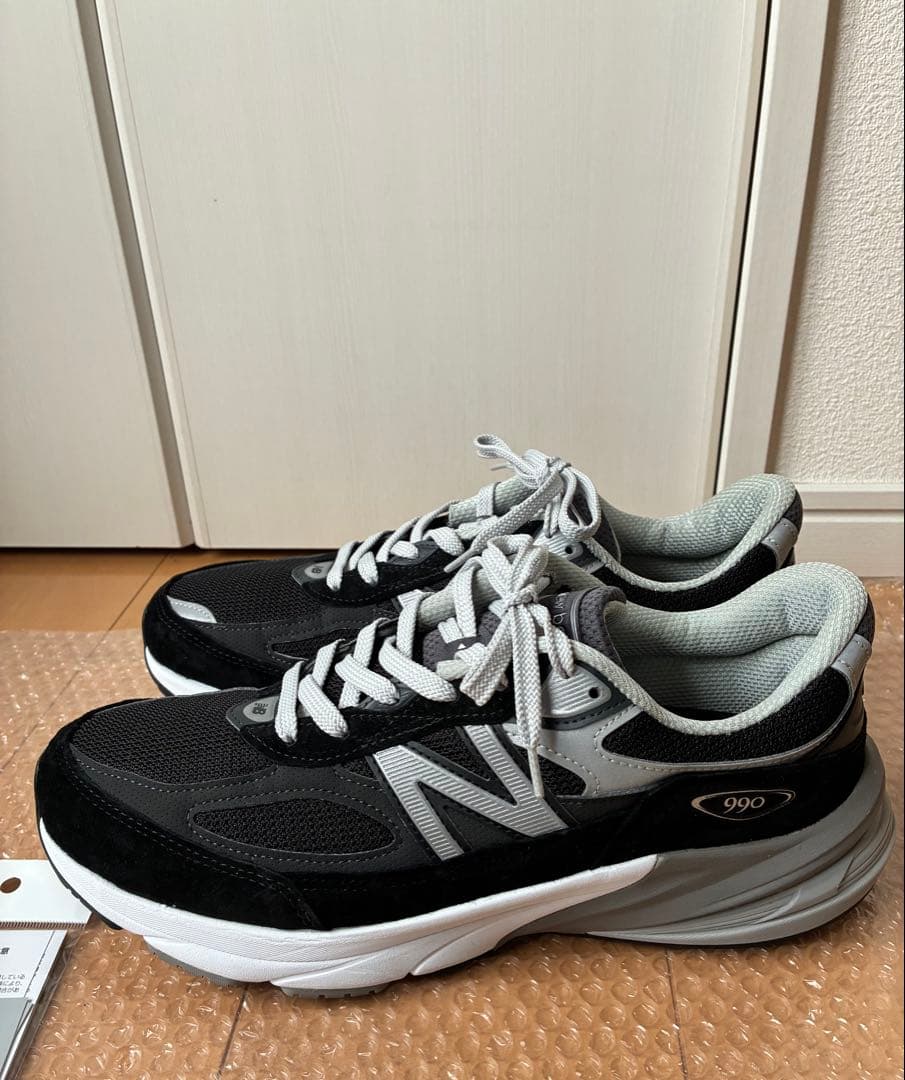 美品　new balance 990bk6 12D 30cm 990v6