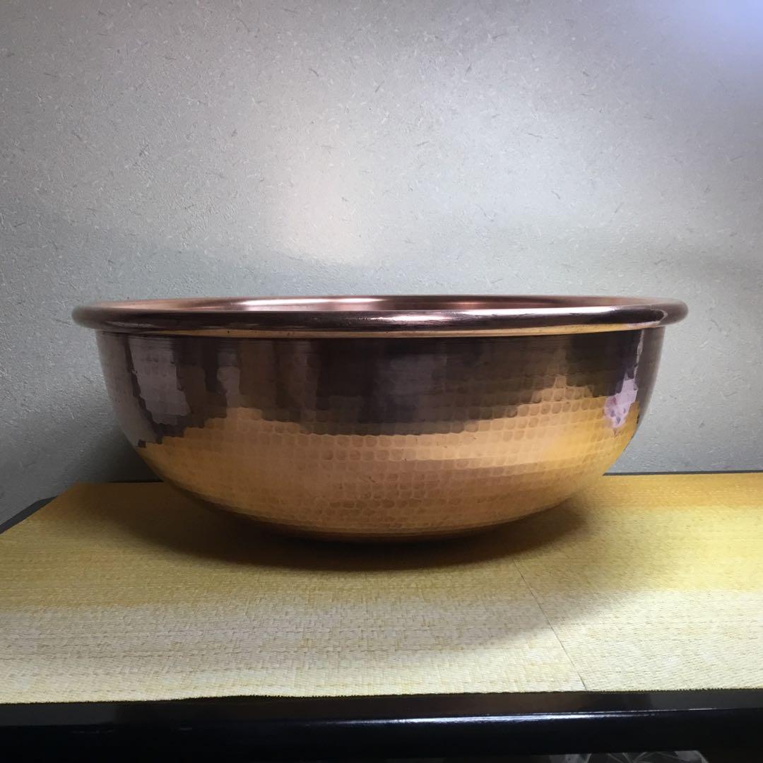 銅鍋　さわり　３９センチ