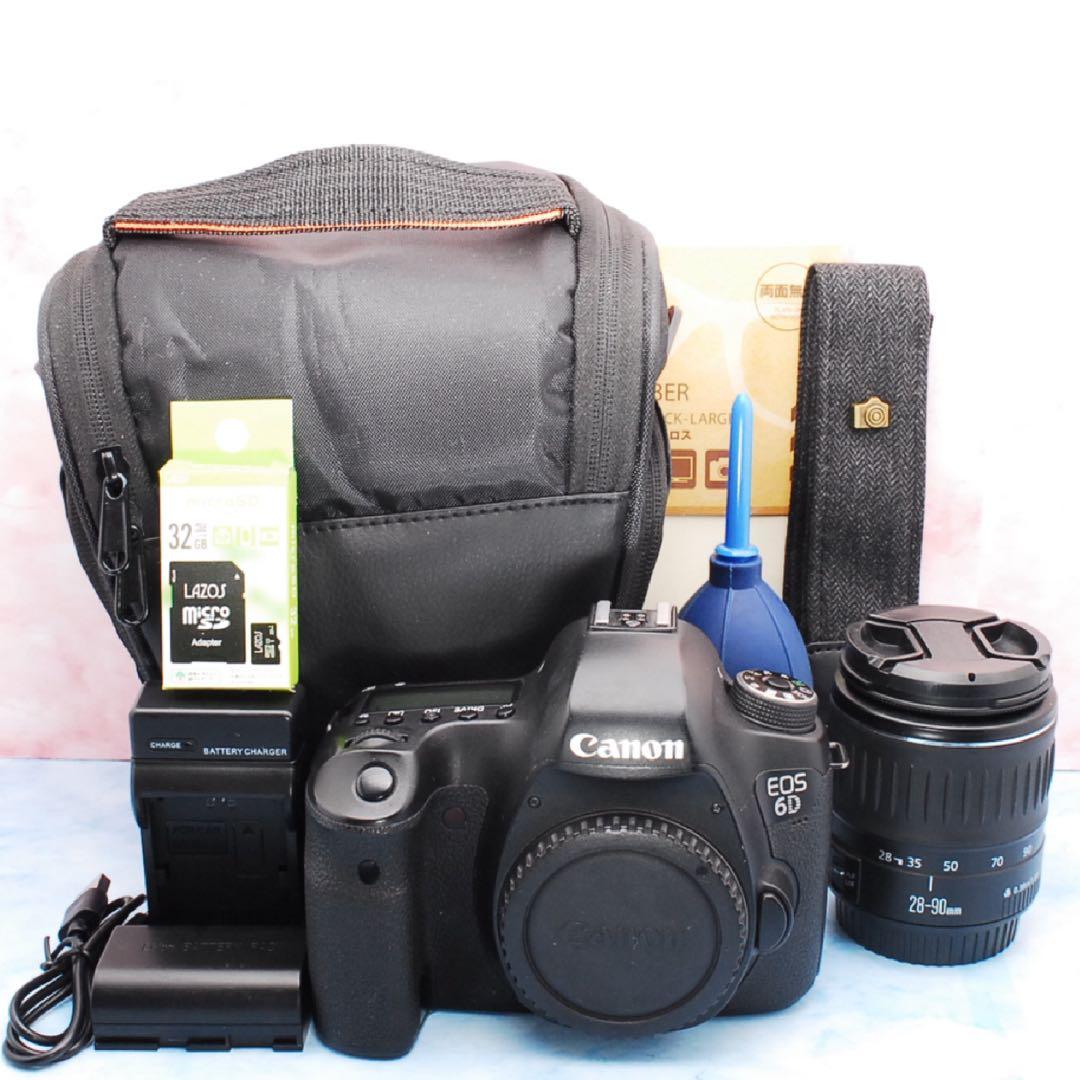 キャノン EOS 6D★フルサイズ★入門機★一眼レフカメラ★Wi-Fi
