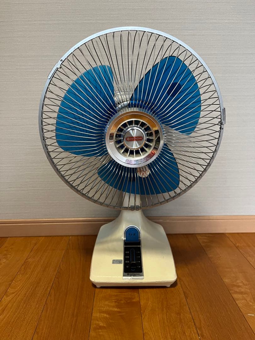昭和レトロ HITACH 扇風機 日立 さわ風 1978年製 レトロ扇風機