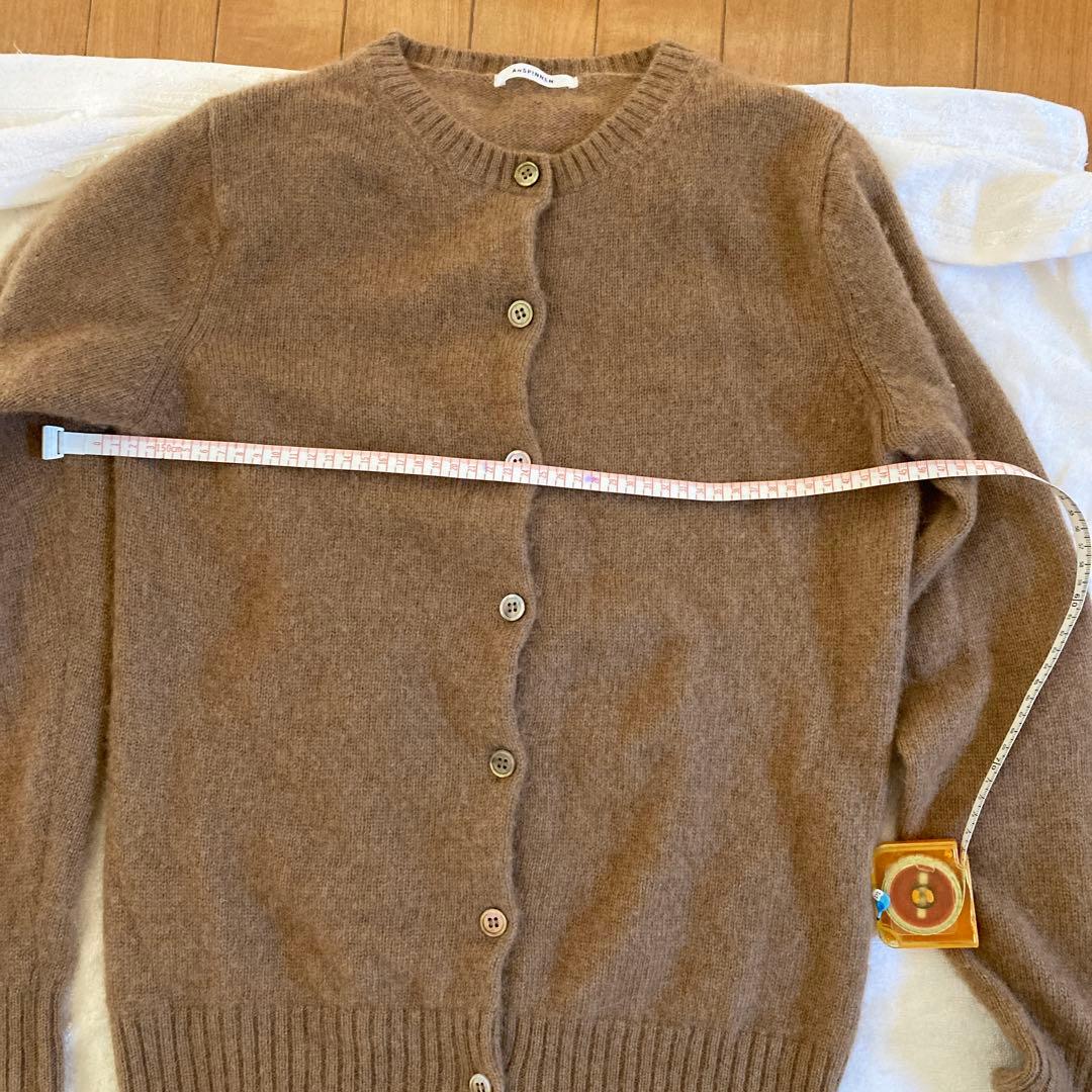 ANSPINNEN スピネン　キャメル100カーディガン38