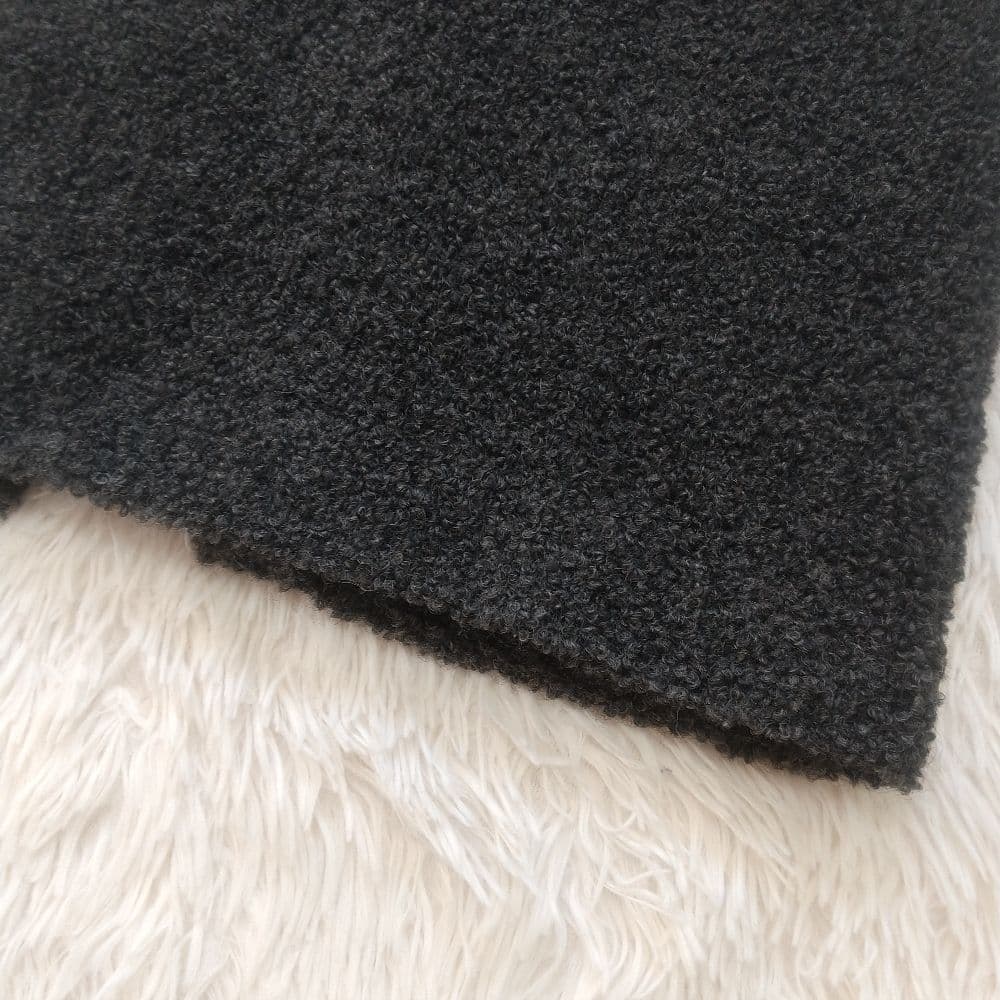 Y's ワイズ ヨウジヤマモト スカート プードル ブークレ ダークグレー S