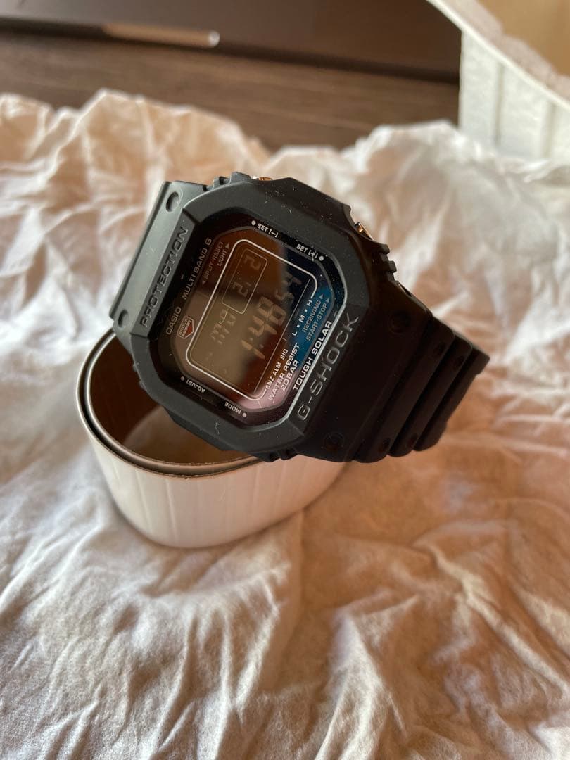 ラ*ー様 【ヨゴレオークション】G-SHOCK デジタル腕時計 ブラック 箱付き