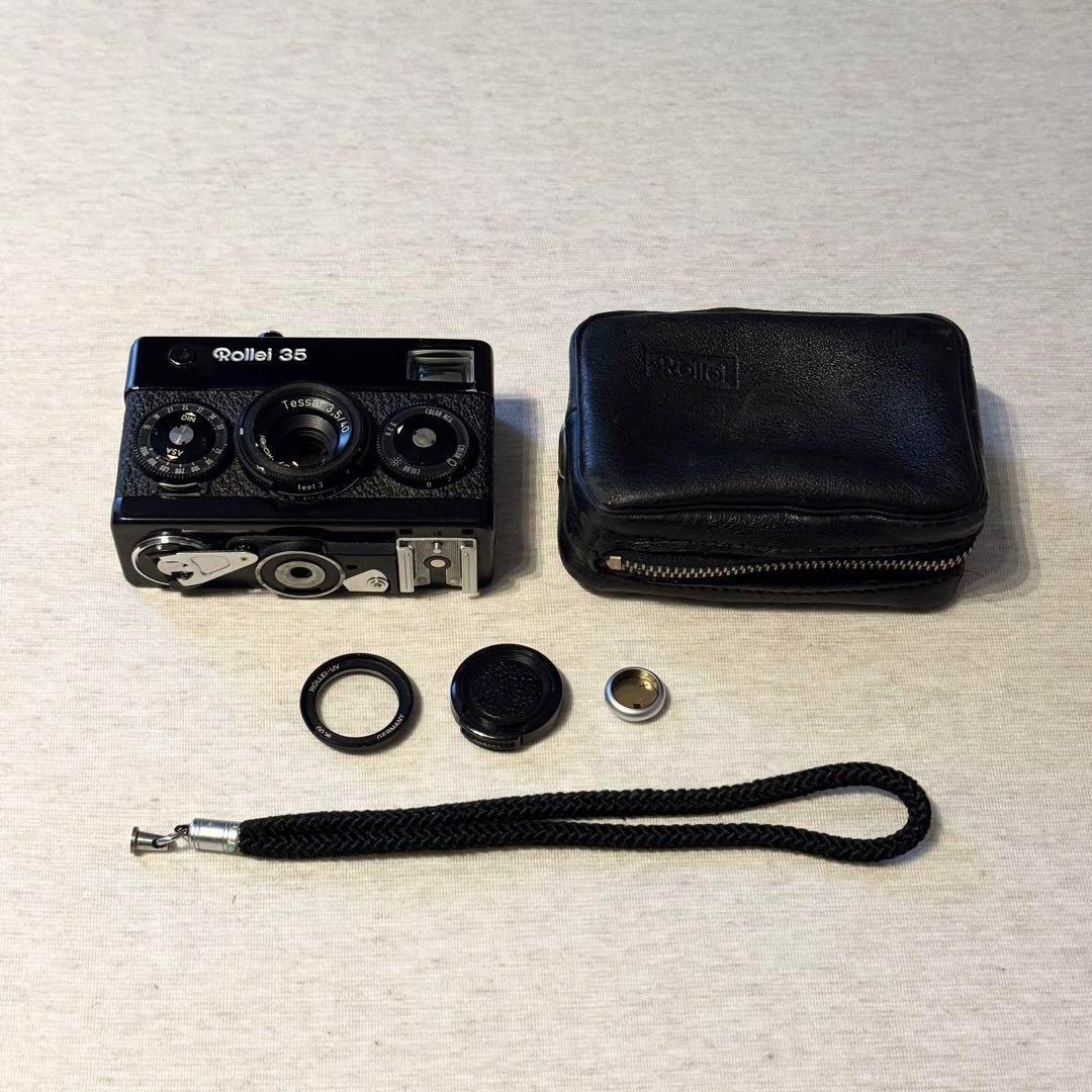 Rollei35・ケース・ストラップ・UVフィルター・変換アダプター・キャップ