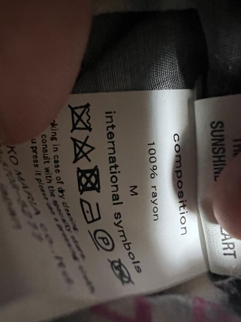 ワコマリア　ハンニバル プリント 長袖シャツ