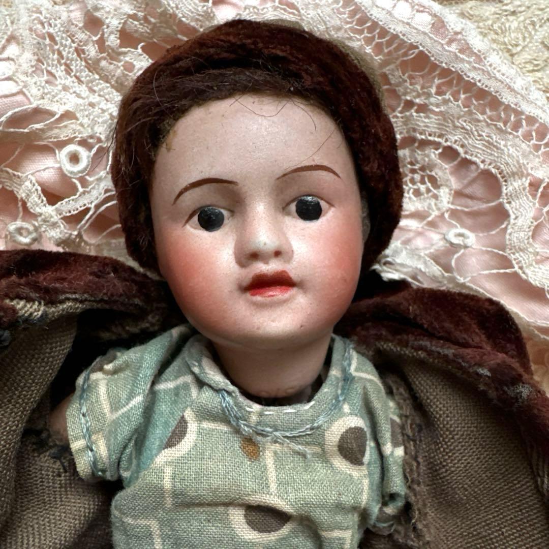 フランスアンティークドール　ビスクヘッドドール　ミニョネット　フレンチドール