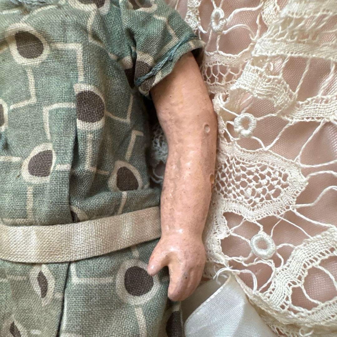 フランスアンティークドール　ビスクヘッドドール　ミニョネット　フレンチドール