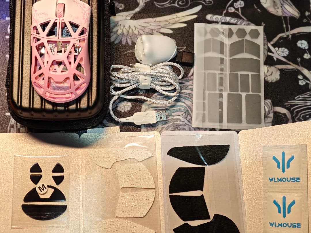 マウス・トラックボール WLMOUSE BeastX Pro Tempered Pink Rabbit