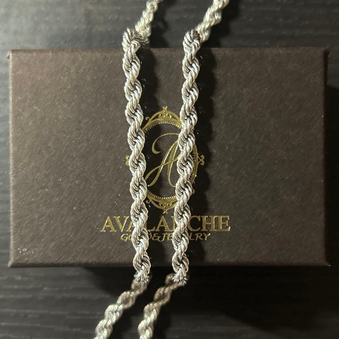 AVALANCHEロープツイストネックレスシルバー925