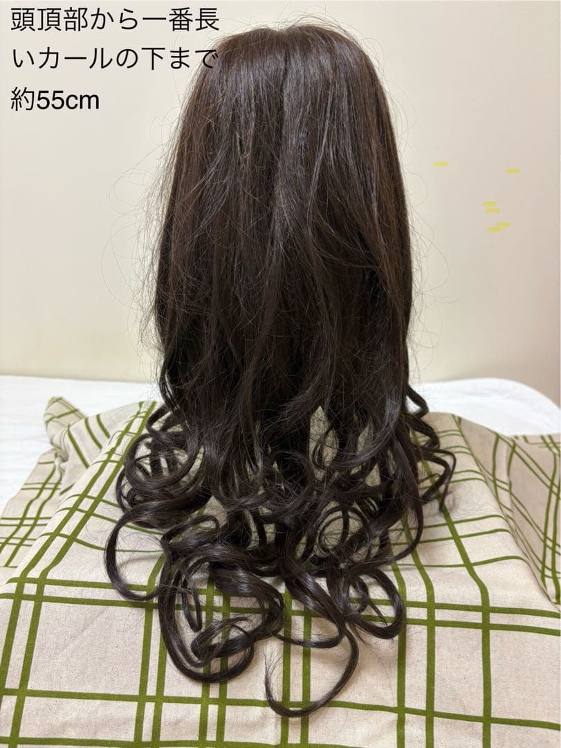 フォンテーヌ　ライトブラウンのロングフルウィッグ