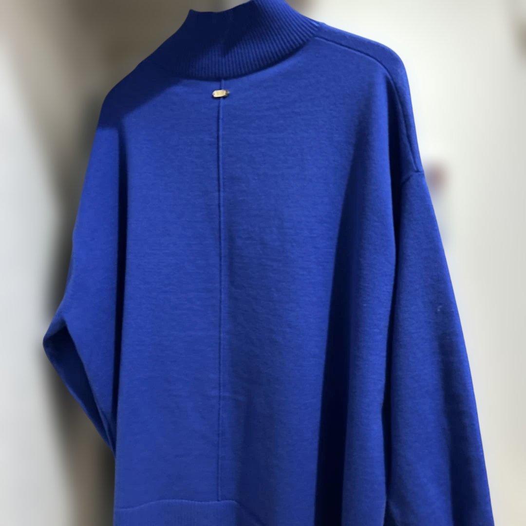 [ガランテ人気No. 1ニット]全骨格着痩せが叶う　オーバータートルニット