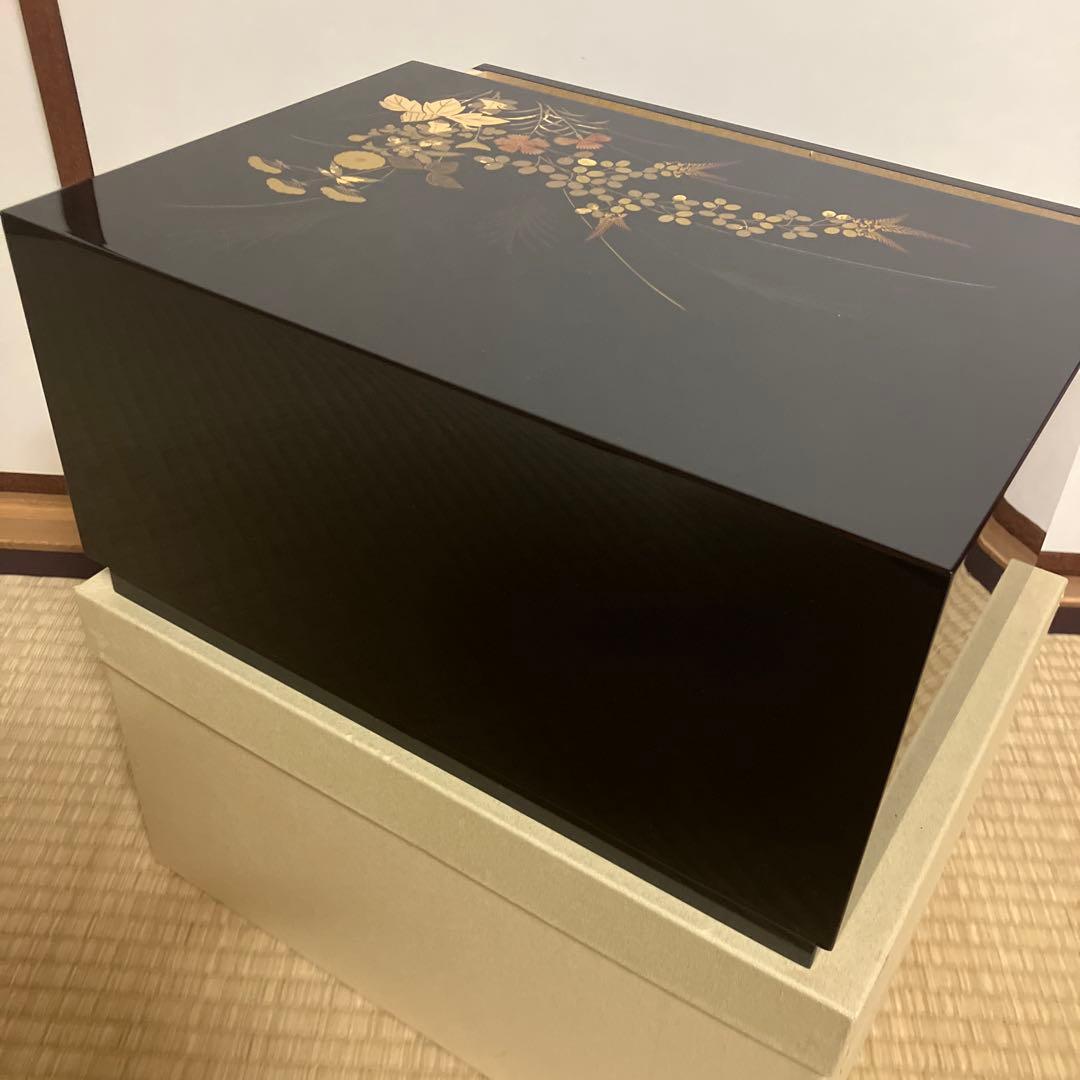 ◆会津塗　漆器　収納2つ引き出し◆166