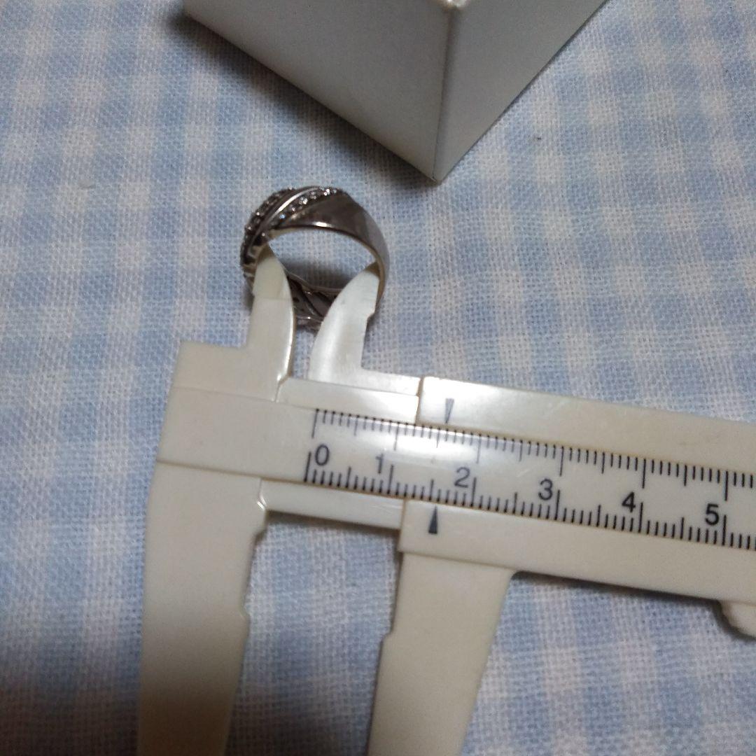 エステール　ゴージャスリング　プラチナシルバーPS