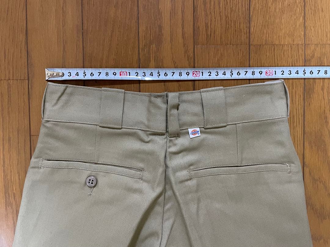 70s USA製 ディッキーズ ／チビタグ ／アルミZIP／ベージュ／w26