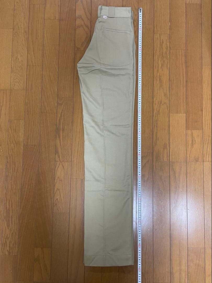 70s USA製 ディッキーズ ／チビタグ ／アルミZIP／ベージュ／w26