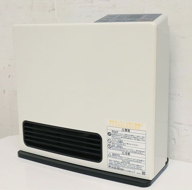 美品！リンナイ 都市ガス・ガスファンヒーター【RC-N206E】ホース付・22年