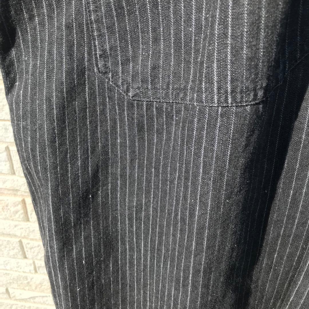 ダッパーズ　オーバーオール　44 　チャコール　ヘリンボーン