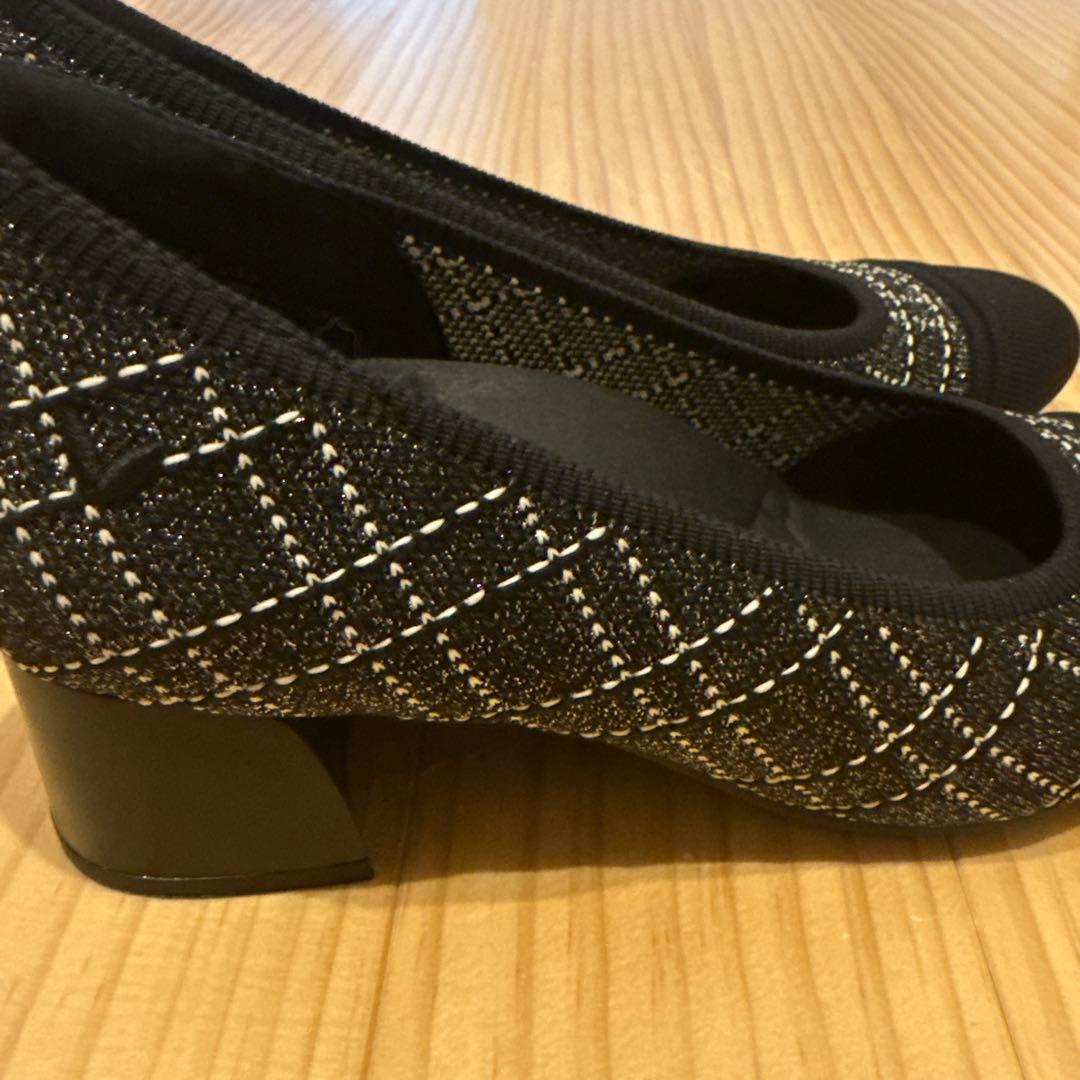 VIVAIA チェック柄 Julie Arch Pro ラウンドトゥ パンプス