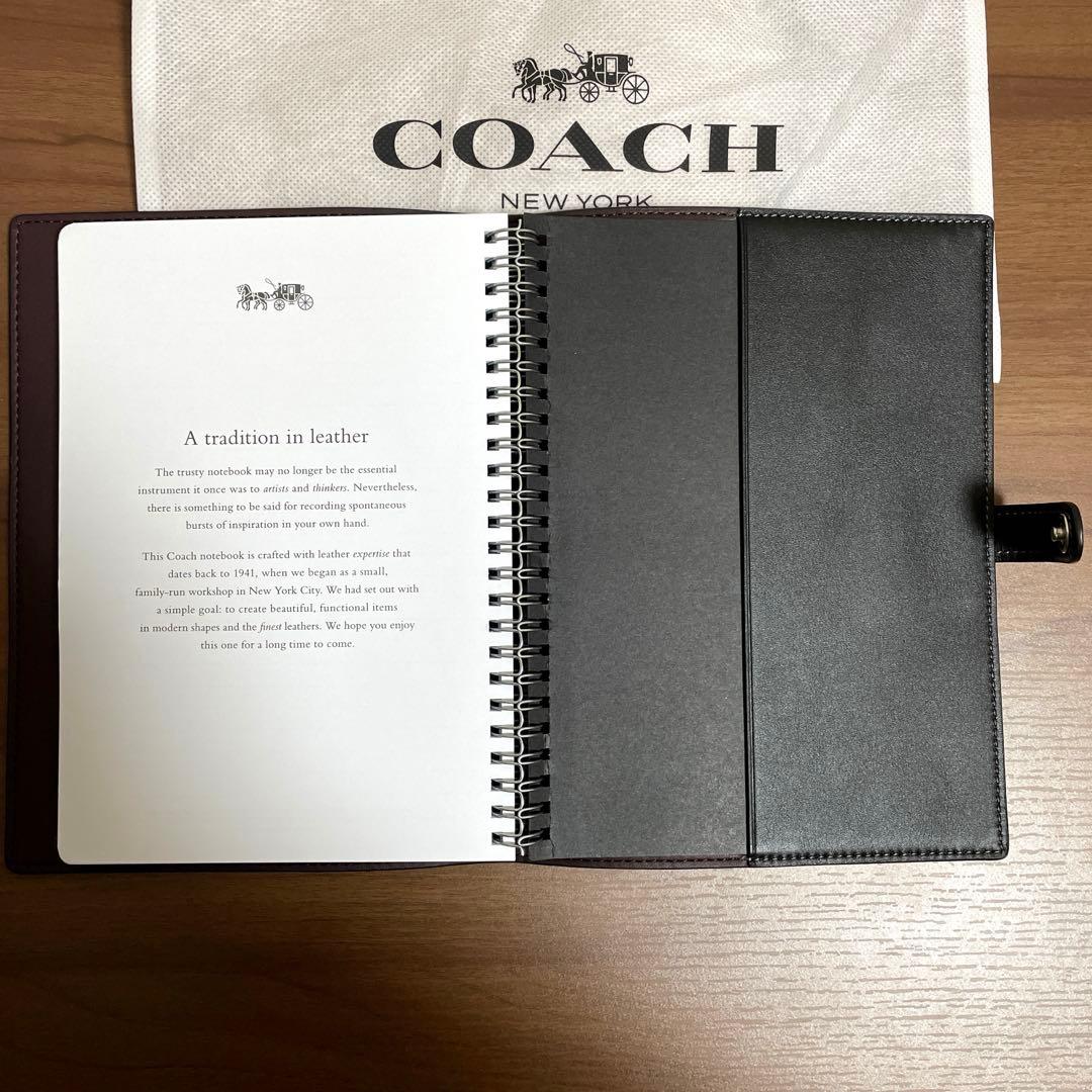 【新品】コーチ★ノートブック★ブックカバー★バタフライ蝶★2025新作完売品