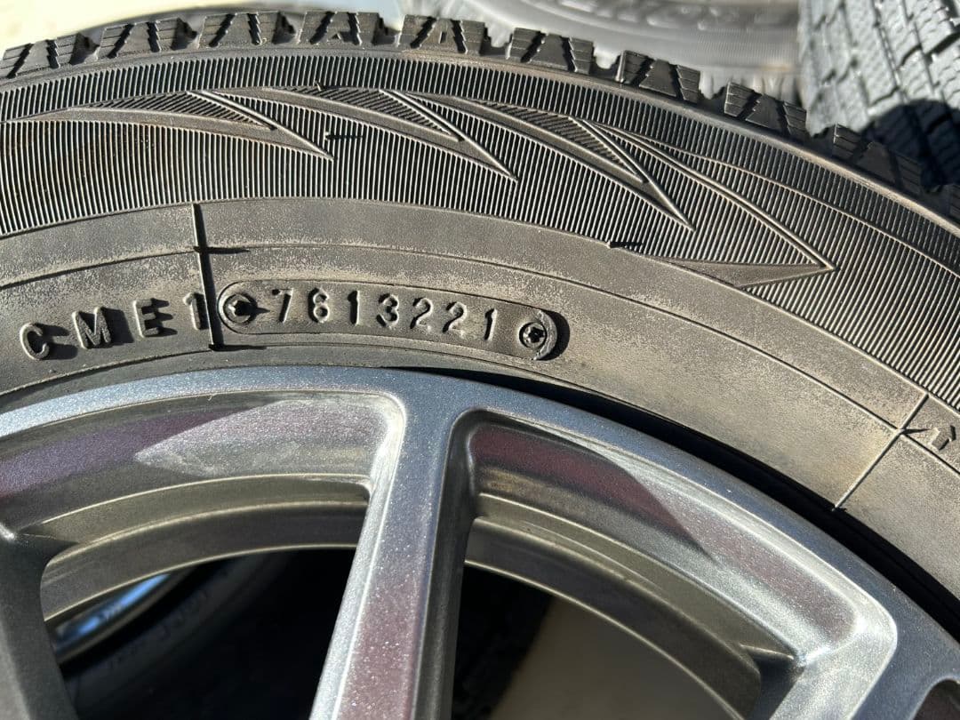 美品！ ホンダN-BOX スタッドレス4本アルミ付セット バリ溝