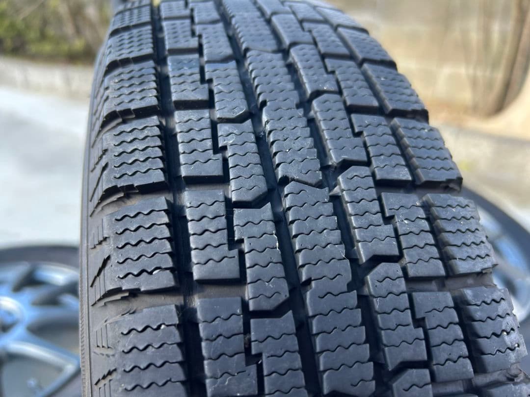 美品！ ホンダN-BOX スタッドレス4本アルミ付セット バリ溝