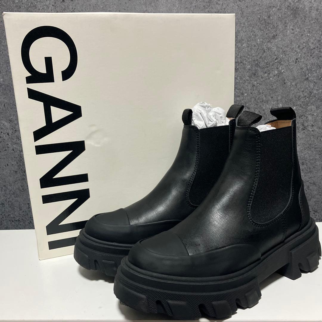 2025年　GANNI ガニー　サイドゴアブーツ　37