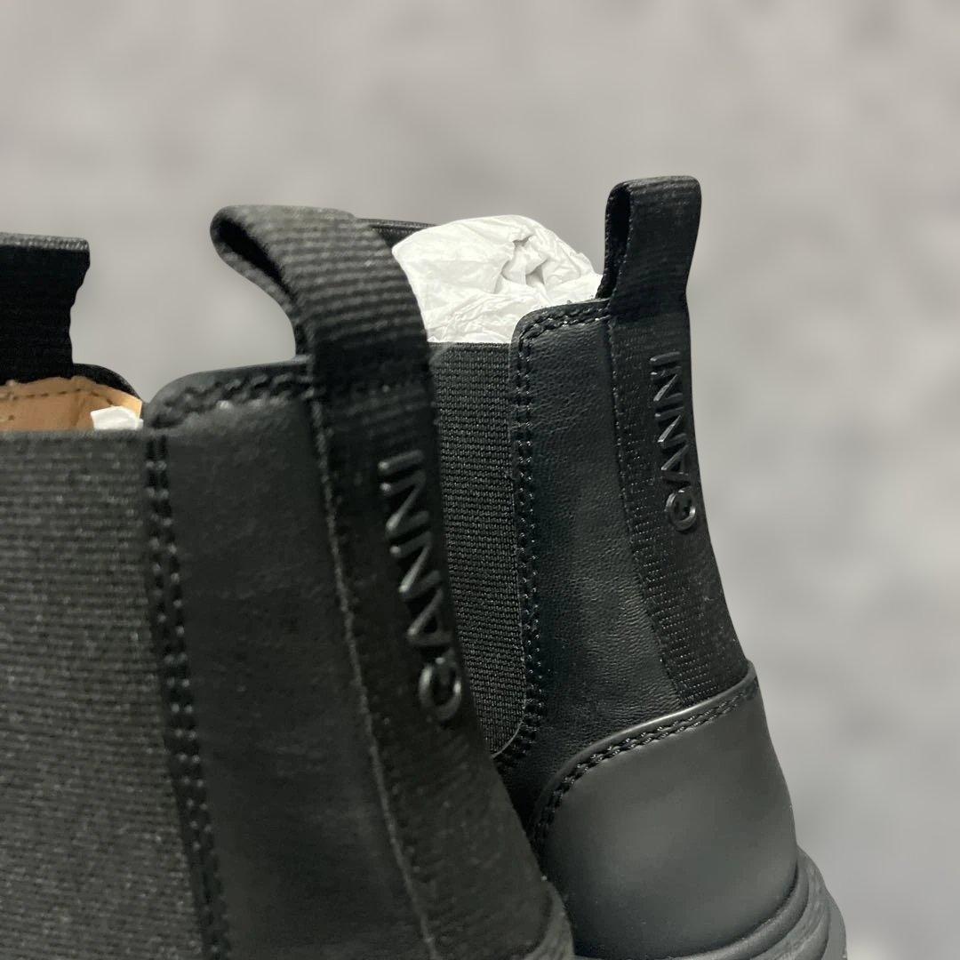 2025年　GANNI ガニー　サイドゴアブーツ　37