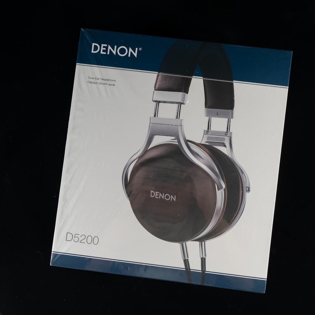 は*読様 DENON AH-D5200 ヘッドホン 密閉型 木製ハウジング 美品