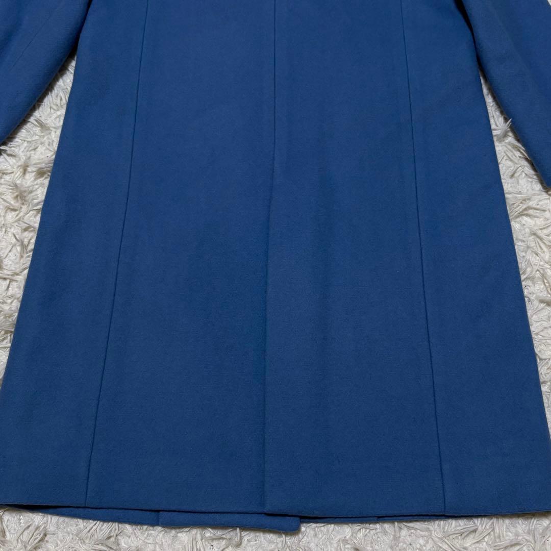 ✨タグ付未使用✨ UNITED TOKYO チェスターコート ブルー カシミヤ混