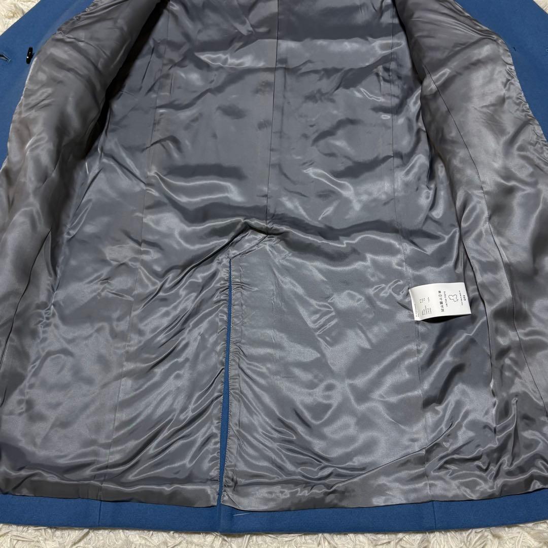 ✨タグ付未使用✨ UNITED TOKYO チェスターコート ブルー カシミヤ混