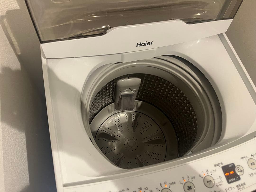 【美品】 Haier ハイアール 洗濯機 (たのメル便・送料出品者負担)