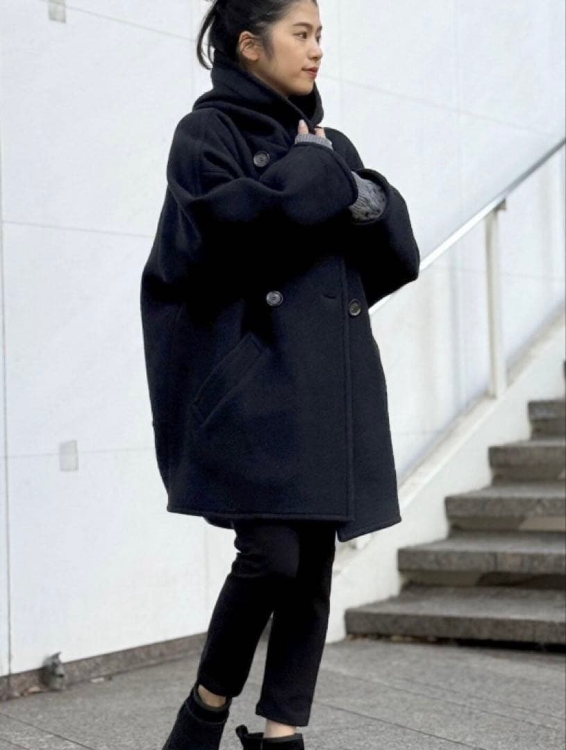 AP STUDIO ライトモッサオーバーフーデイーコート