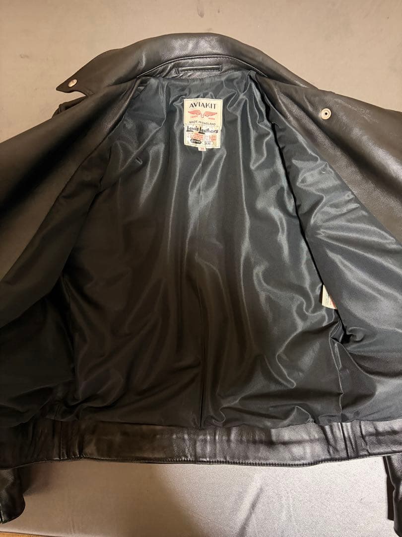 Lewisleathers サイクロン　タイトフィット38 ラットランドシープ