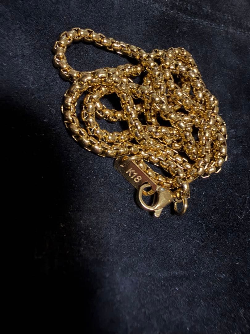 K18刻印　金　ネックレス