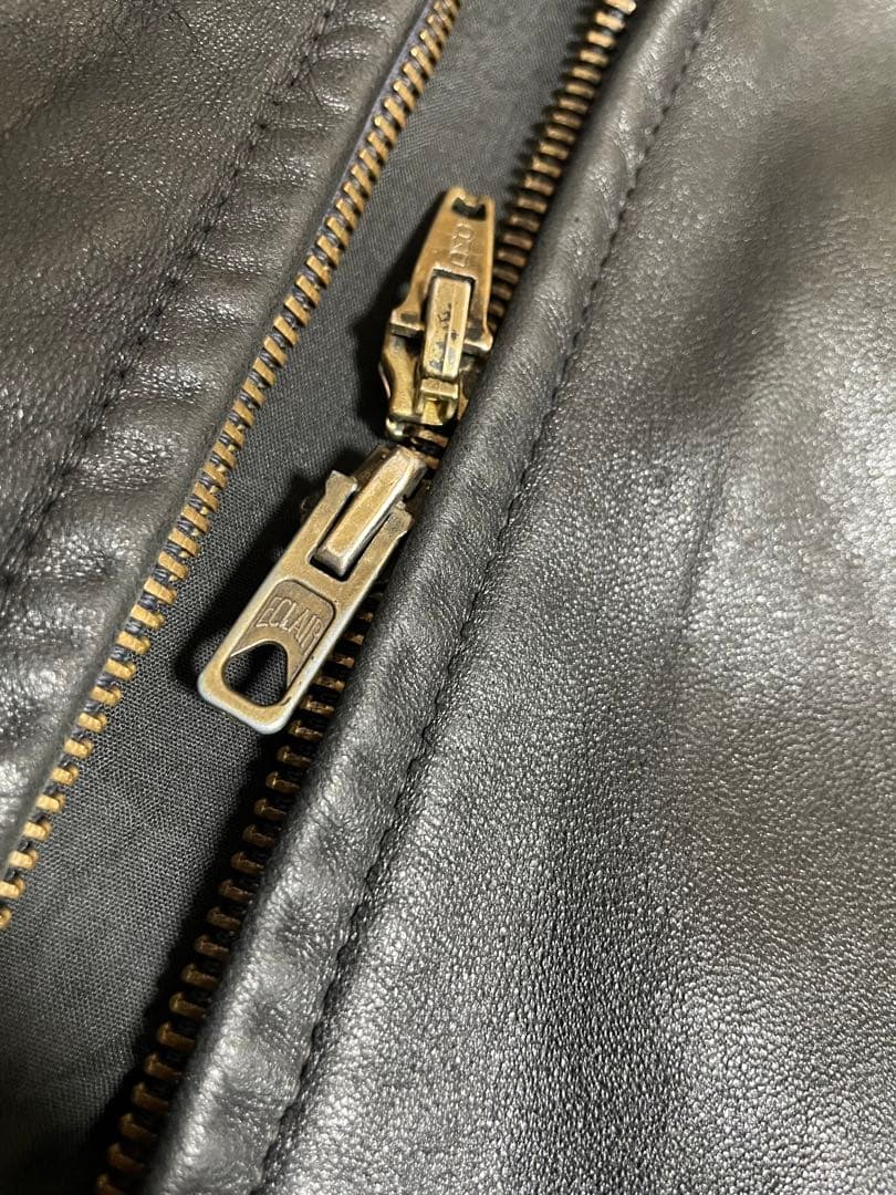 1970s フランス軍　レザーパイロットジャケット