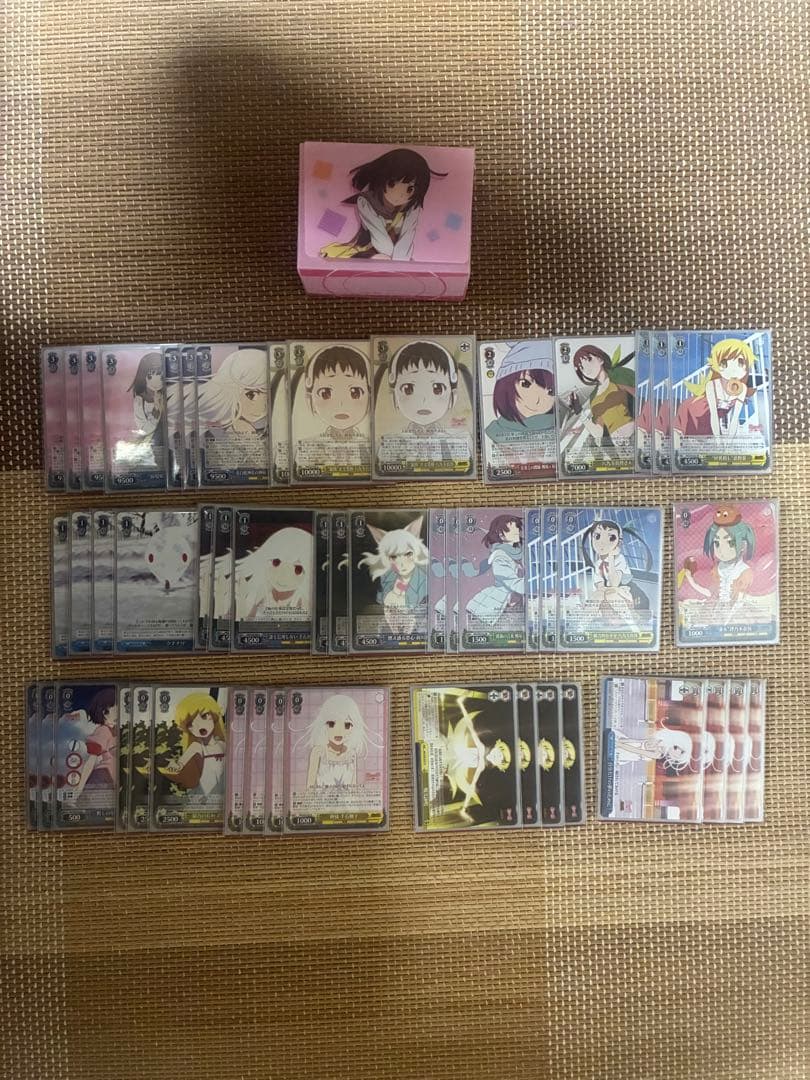 注意⚠️ みりぃ　ヴァイスシュバルツ　化物語　デッキ& パーツ