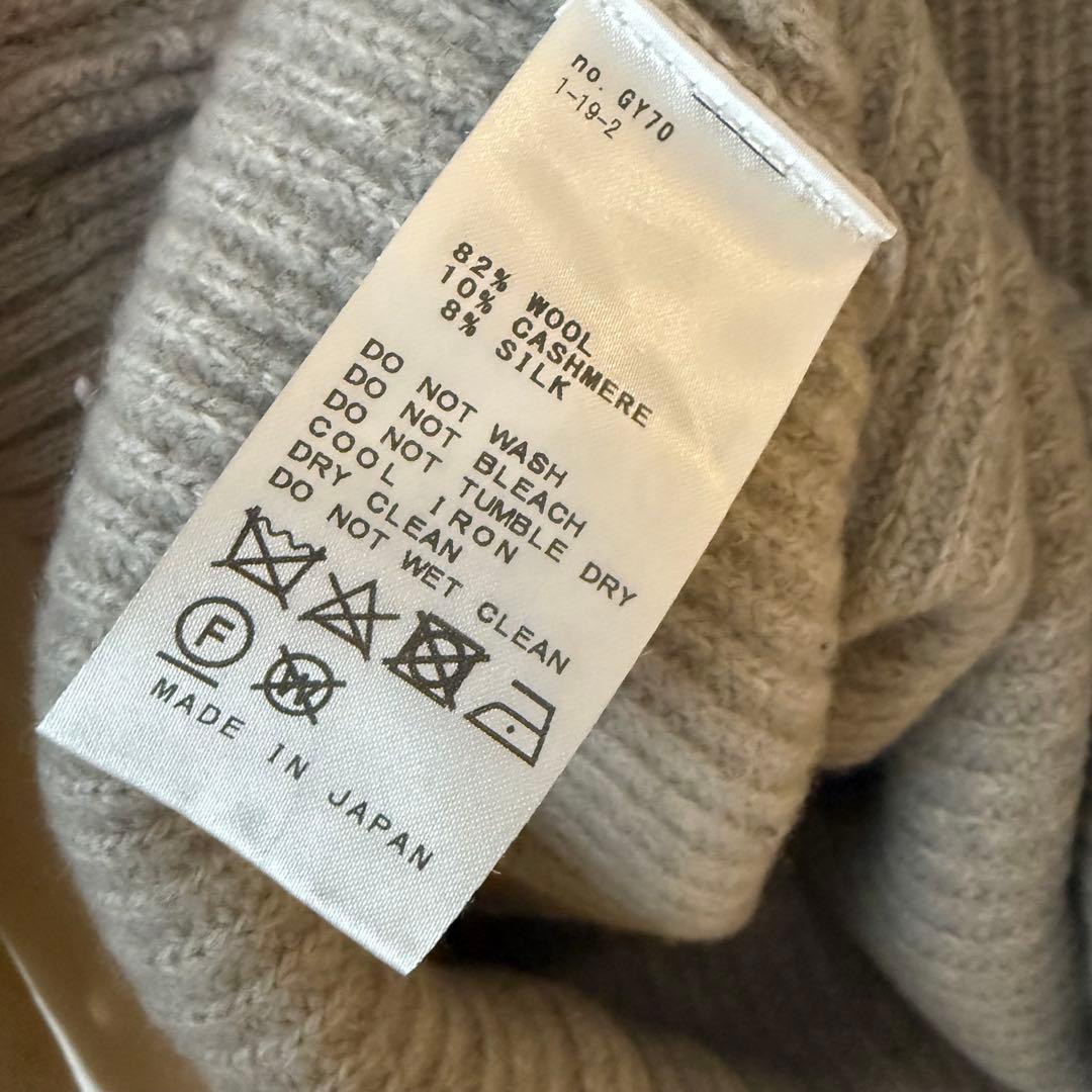 ドゥーズィエムクラス　muse ニット　カシミヤ　シルク入　ベイクルーズ