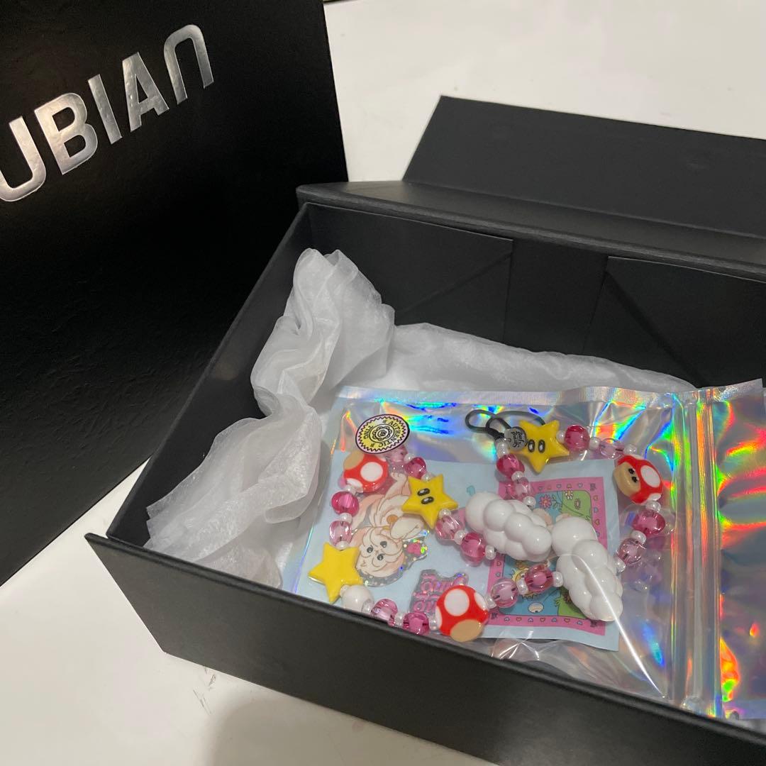 【新品未使用】正規品レア物　String Ting ストラップ　マリオ　ピンク